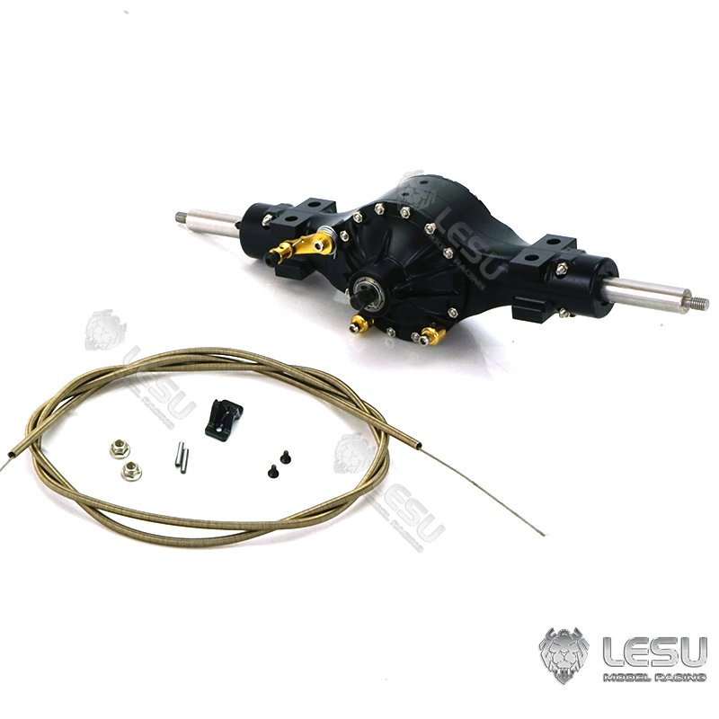 Rc Excavator Hydraulic - Eje trasero de metal para camión