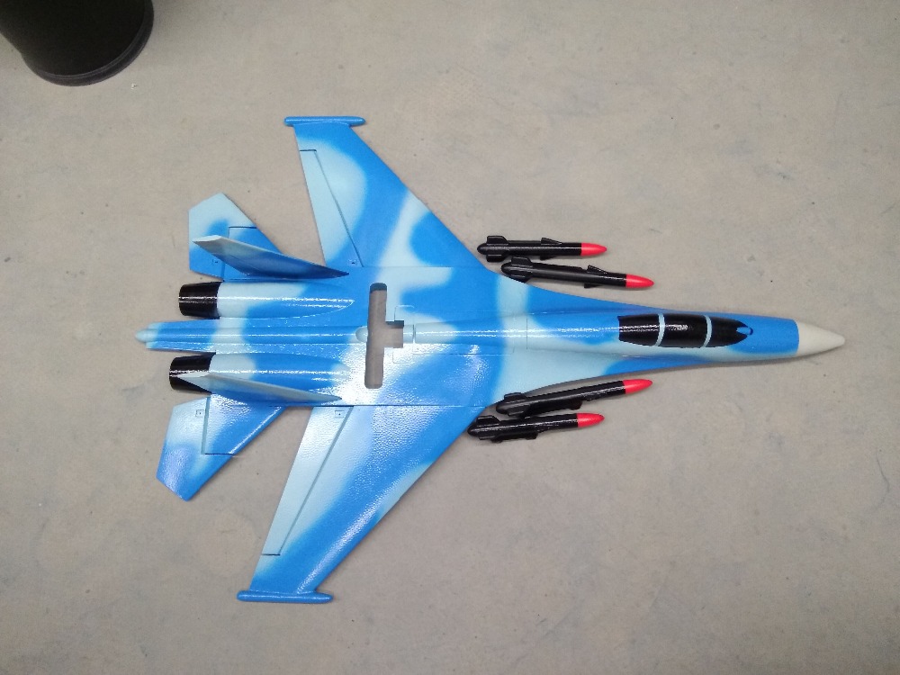 Avión RC SU-27 SU27 Blanco de  - Rc Hobby Kit reseña y precio