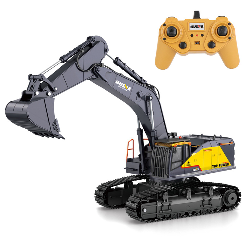 HUINA-excavadora de aleación d - Rc Excavator Hydraulic reseña y precio
