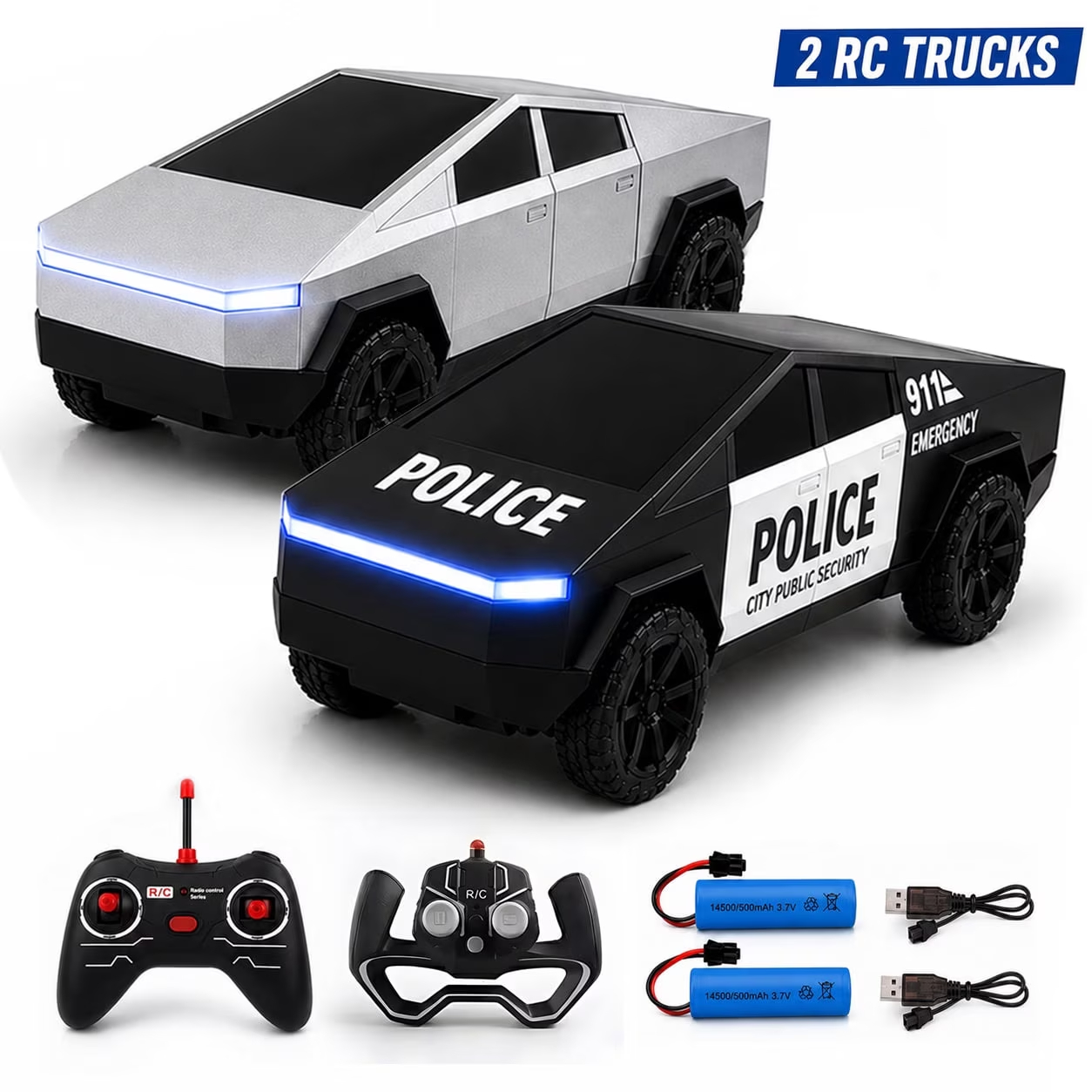 Juego de 2 Camionetas Cyber Tr - Led Light Kit Rc reseña y precio